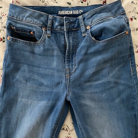 Flare American Rag Colorblock Jeans - Picture 3 of 3